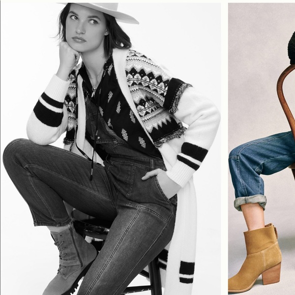 Anthropologie denim overalls med wash jean 28P NWTS - Picture 6 of 10